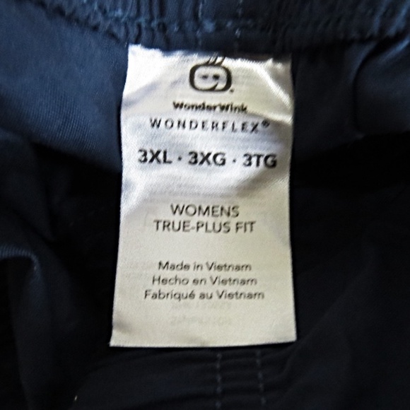 WonderWink Womens Wonderwork Women's Pull-on Cargo Scrub Pant 3X - Picture 5 of 8